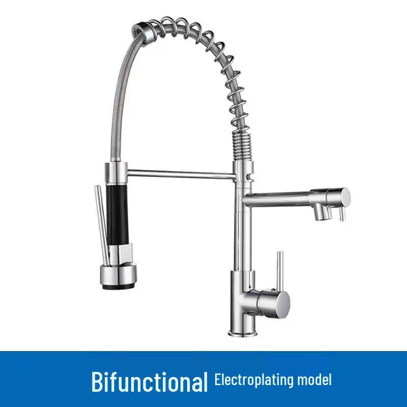 

OEING Stainless Steel Dual-Function Pull-Out Kitchen Faucet
