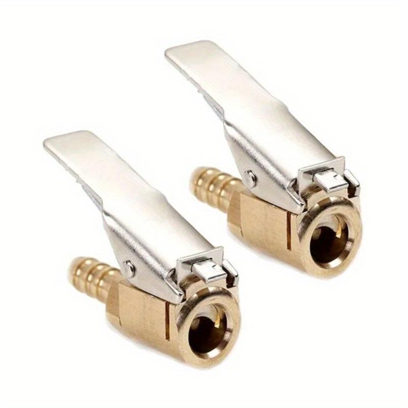 Copper Inflatable Tyre Inflator Valve, Car Quick Clip Tire Chuck Tail Plug, Durable Tire Accessory for Vehicle Maintenance