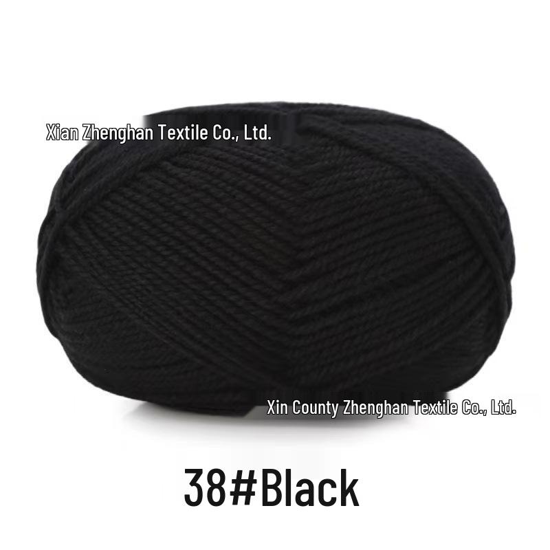 Snowy Velvet 3-Ply Medium Thick Yarn Kit: Knitting Needles, Scarf, Sweater, Baby Yarn, Crochet, DIY Material.