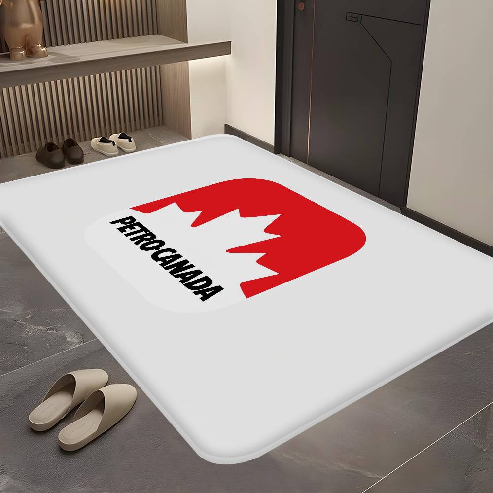 Petro Canada Logo Floor Mat Rectangle Anti-slip Home Soft Badmat Front Door Indoor Outdoor Mat Hotel Decor Mat