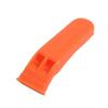 PP Plastic Outdoor Survival Whistle Loud Dual Band Survival Rescue Whistle Double Pipe Orange Outdoor Emergency Whistle Camping