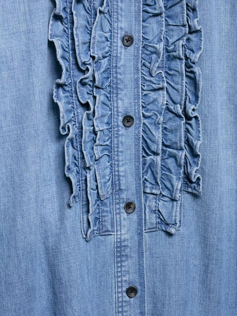 2025 Summer European & American Style Women's Versatile Denim Shirt