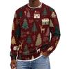 Men's Christmas Neck Pullover Sweatshirt