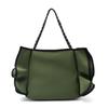 VITAFELICE Damen Fransen 2-Wege-Tragetasche, ubb-sp-0456 (khaki)