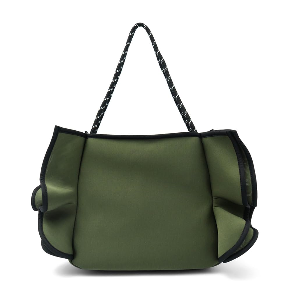 VITAFELICE Женская сумка-тоут с рюшами, 2-в-1, ubb-sp-0456 (хаки)