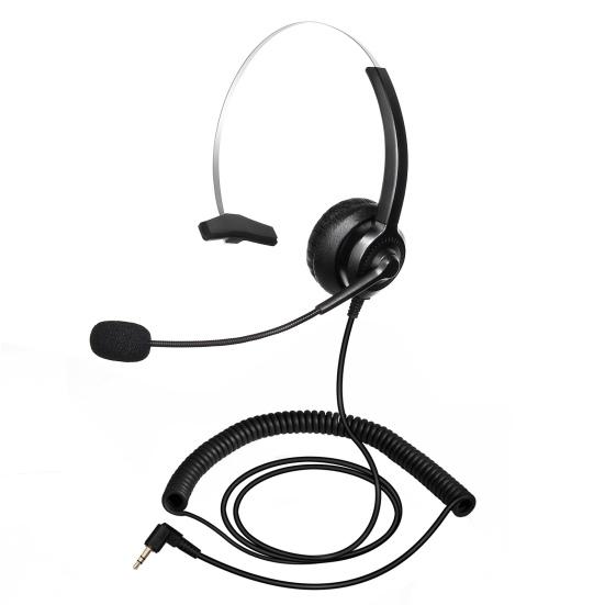 H300 Telephone Headset Noise Cancelling High Fidelity Comfortable 3.5mm 2.5mm RJ9 MIC Customer Service Headset for Business