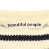 beautiful people Made In Japan Border Pattern Long Sleeve Thermal T-shirt Women Used