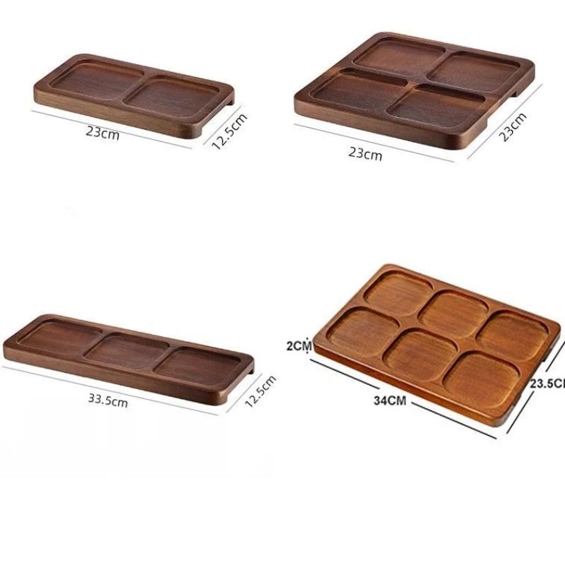 Quality Glass Sealed Canister Kitchen Food Storage Bottles with Walnut wood Lid Jars Grains Tea Leaf Coffee Beans Candy Jar