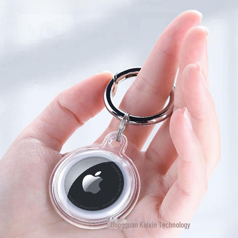 Universal Transparent Anti-Lost Tracker Keychain Case for Apple Airtag
