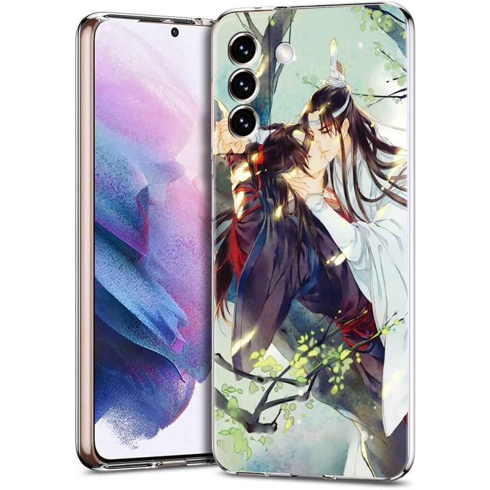 Mo Dao Zu Shi Phone Case for Samsung Galaxy S23 S20 FE S22 S21 Ultra M21 M22 M32 S10 S10E S9 S8 Plus 5G Transparent Shell Capas