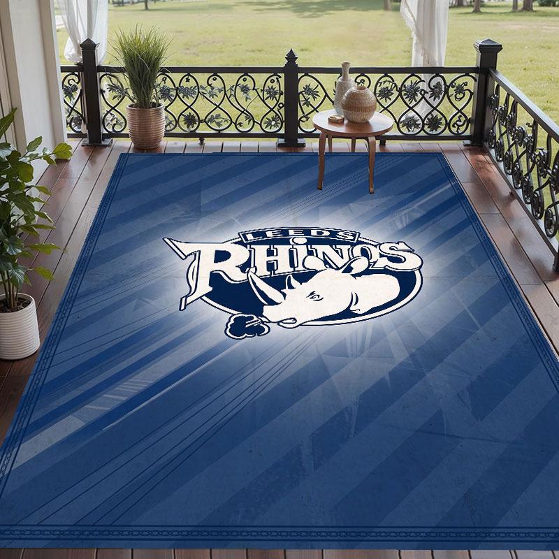 Μαλακό Χαλί Δαπέδου Μοτίβο Leeds Rhinos Χαλί Περιοχής Διακοσμητικό Πατάκι Για Διακόσμηση Δωματίου Σπιτιού