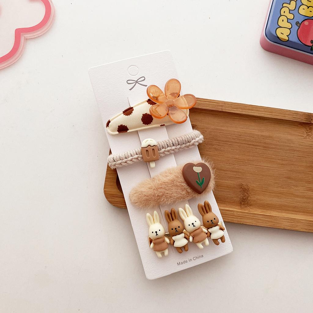 Kawaii Cartoon Princess Hairpins Set Children Girls Kids Baby Cute Hair Clips Barrettes Accessories Hairclip Headwear Headdress