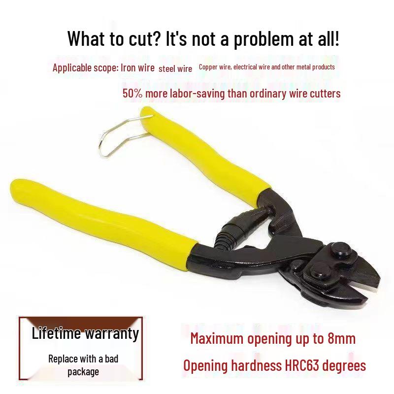 High-Leverage Eagle Beak Wire Cutters: Labor-Saving Steel & Rebar Pliers