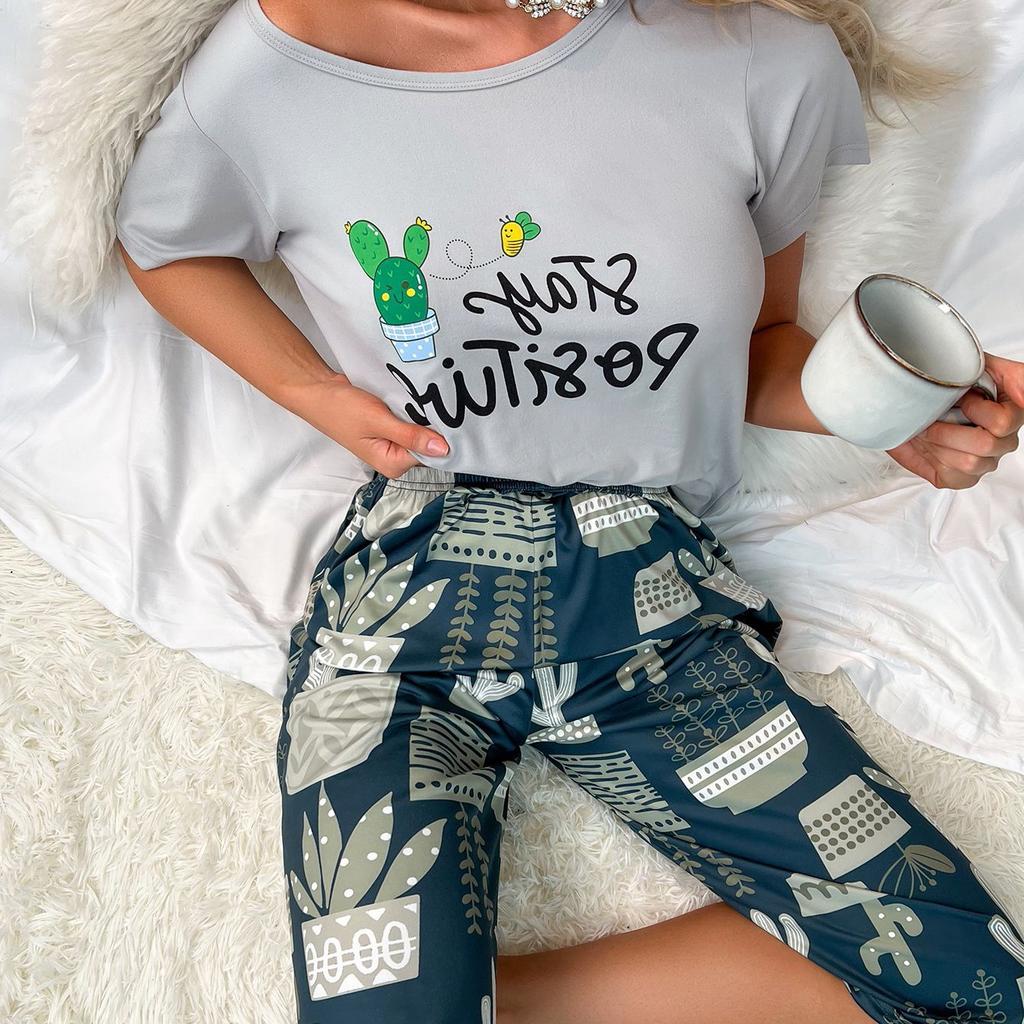 Pigiama Da Donna A Maniche Lunghe Con Motivo Leopardato Tailandese Indumenti Da Notte Comodi E Casual Moda Primavera Estate 250409 Da 10,52 € | DHgate