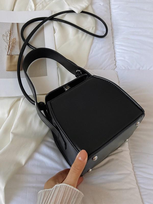 Spring/Summer 2025 Women's Stylish Handheld Square Box Bag: Versatile Shoulder/Crossbody Design