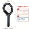 Handheld High Pressure Shower Head Circular Spray Water Pressure Enhancer for Bathroom