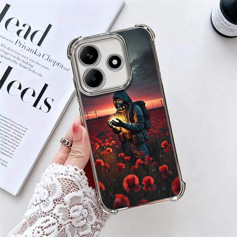 S-Stalker Game Cool Soft Phone Case For Xiaomi Redmi Note 14 15 Pro Plus 13 12 11S 11T 5G 10 9S 9 Plating Anti-Fall Fundas