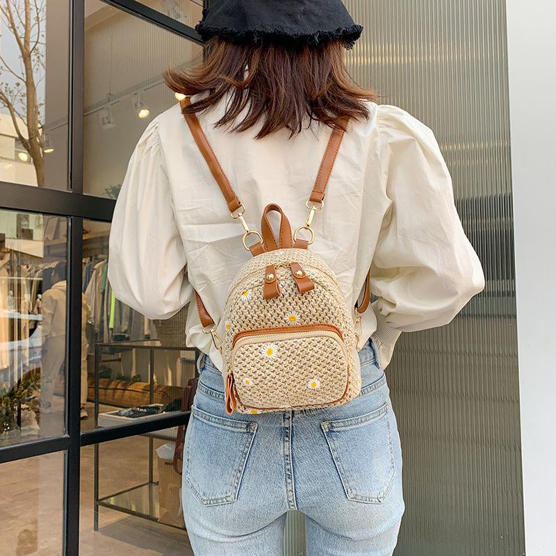 Koreaanse Versie van Trendy Dubbele Schouder Crossbody Student Rugzak