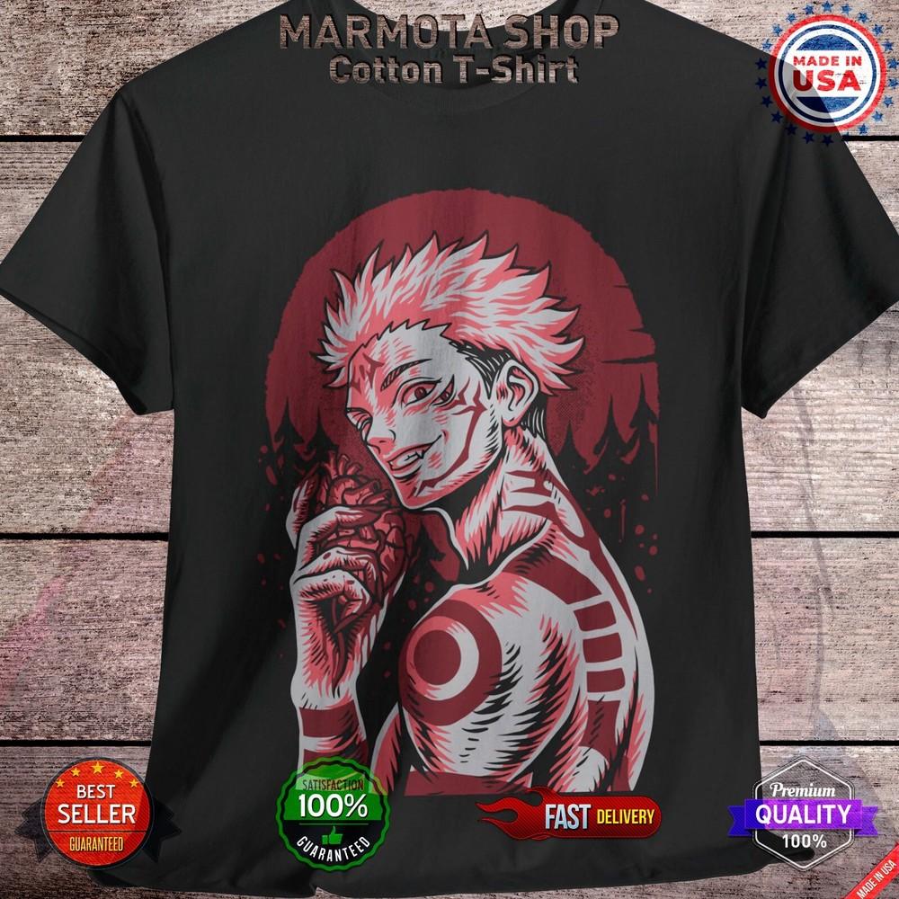 

Sukuna Ryomen Jujutsu Kaisen T-Shirt Gojo Satoru Anime Japanese Tee Shirt JJK M