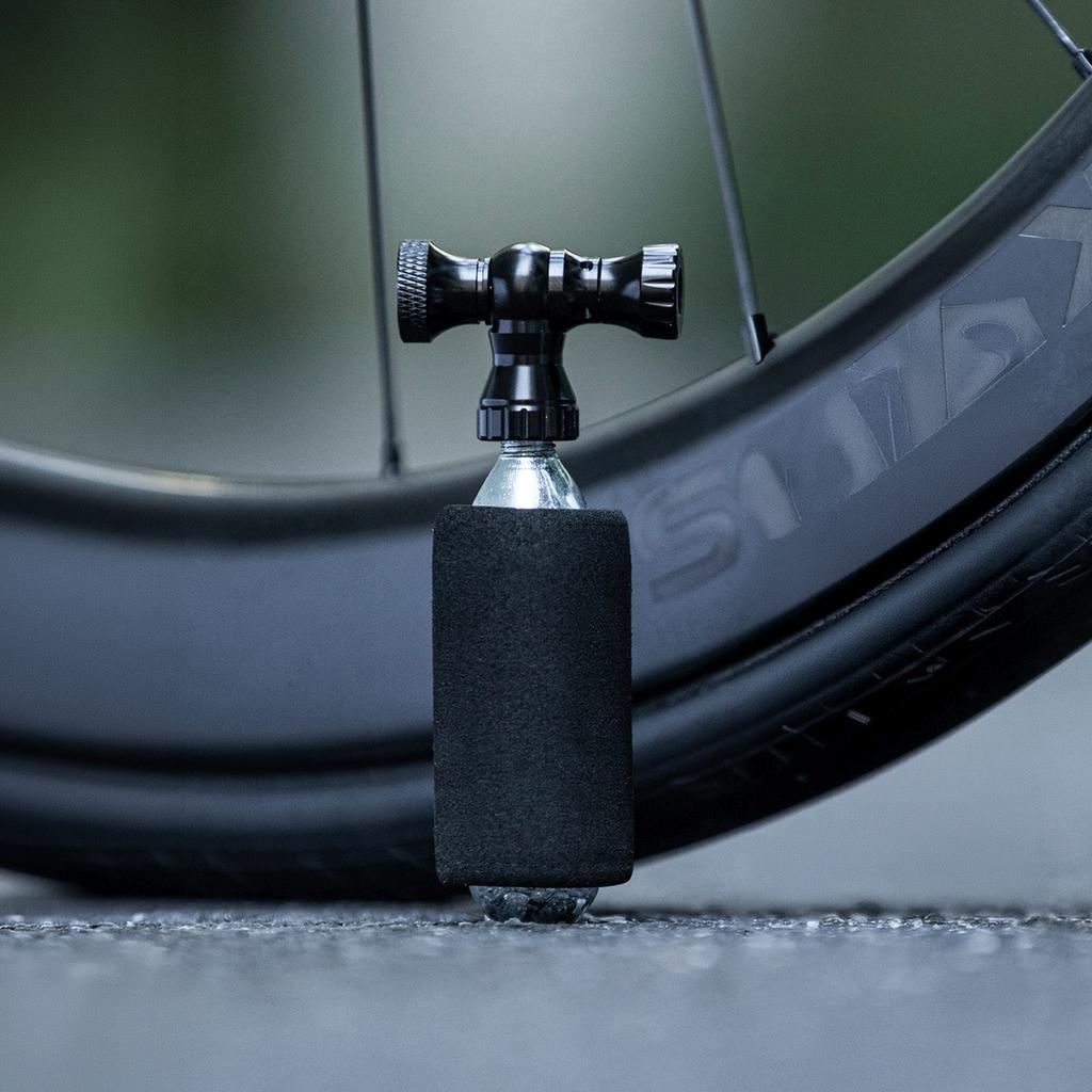 Pompka Rowerowa Co2 Głowica Zawór Ze Stopu Aluminium Bez Naboju Kompatybilna Z Presta Schrader