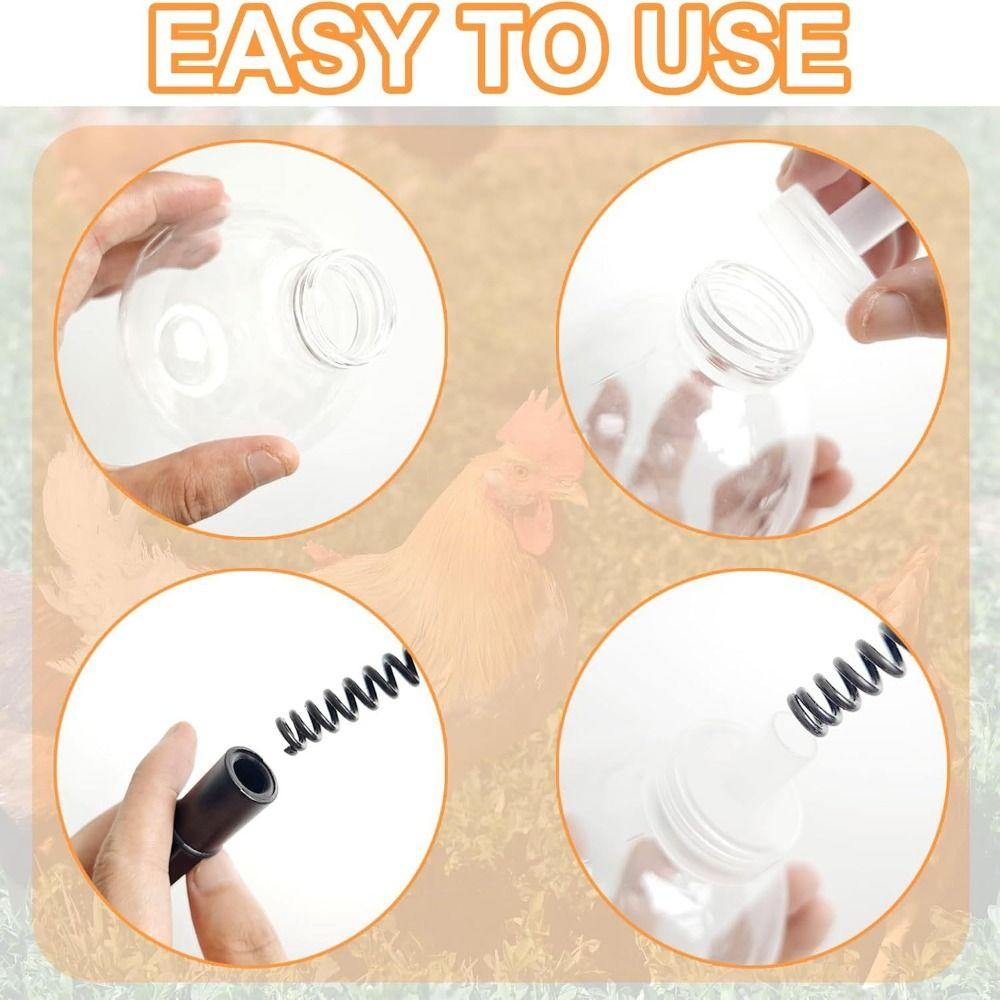 2Pcs Bite Resistant Chicken Swing Feeder Creative Poultry Treat Dispenser  Henhouse