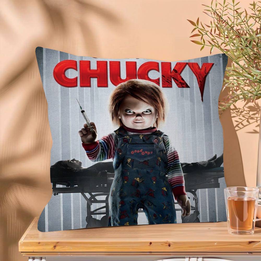 Klassische Chucky Horrorfilm Kissenhülle Sofakissenhülle Wohnzimmer Dekoration Kindergeschenk