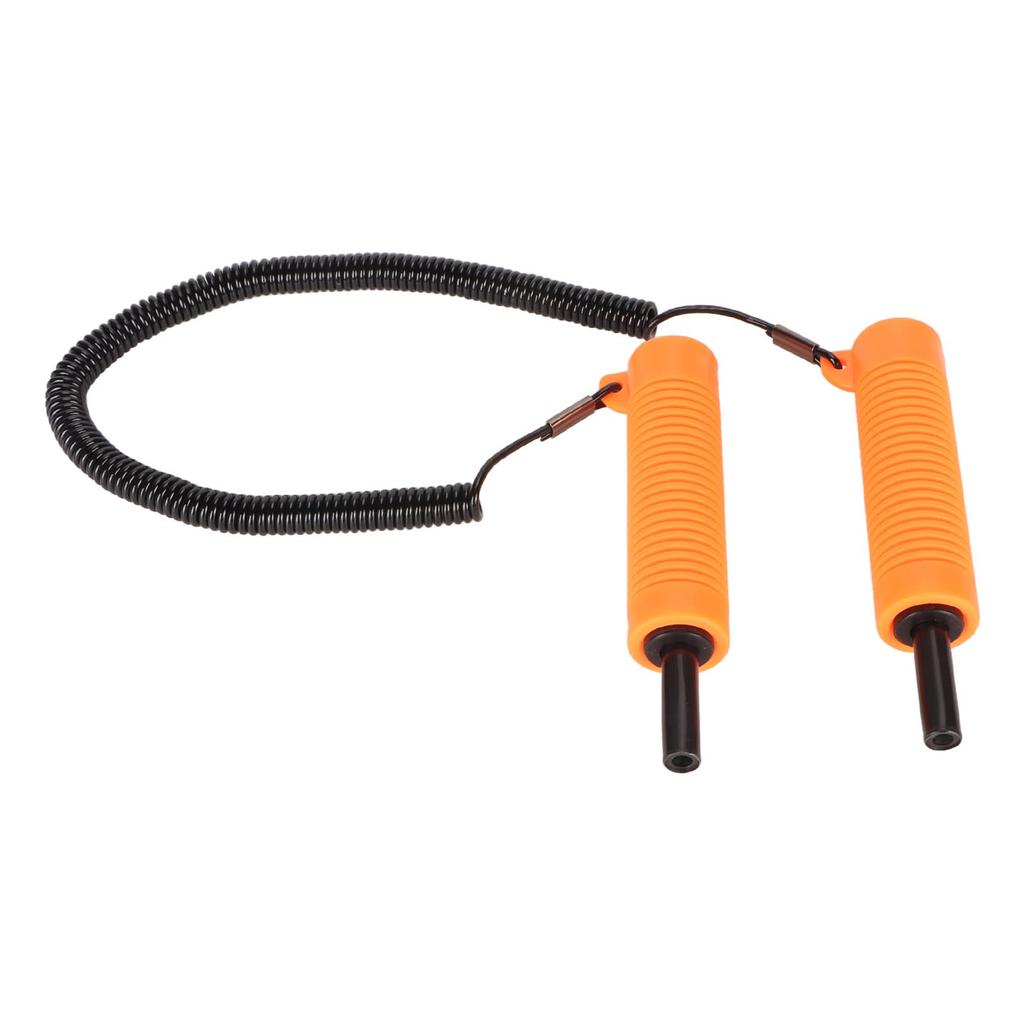 Retractable Ice Picks Kit Comfortable Grip Incisive Tip Ice Awls with Whistle for Fishing Skating Emergency Orange