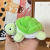 Little Turtle Plush Doll Keychain Toys Soft Cute Cartoon Tortoise Car Keyrings Fill Dolls Bag Pendant Couple Pendant Toys Gifts