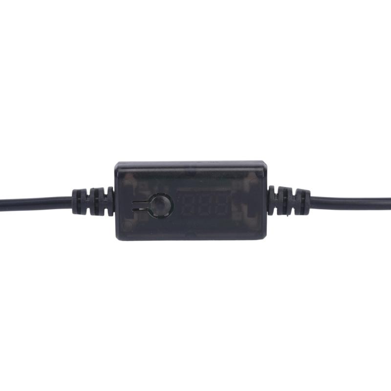 USB C PD Triggering Cable 5.5x2.5mm 65W Multifunctional Power Cord With Digital Display For LED Speaker