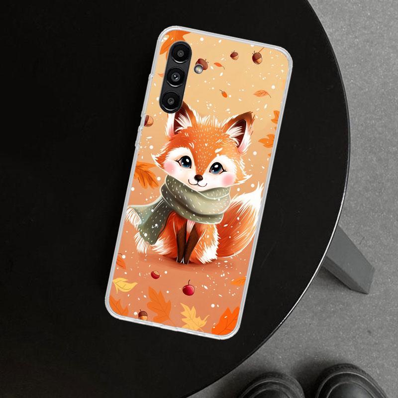 Animal Fox Phone Case Cover for Samsung Galaxy A17 A16 A26 A36 A56 A57 A37 A15 A25 A35 A55 A14 A24 A34 A54 A13 A23 A33 A53 Galax
