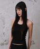 Daibeuinumeon Halter Neck Strap Top (Black)