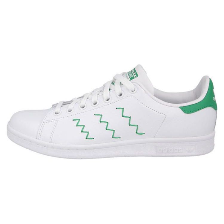 Adidas Stan Smith Zigzag Women Sneakers White Footwear-White Green S75139 38⅔