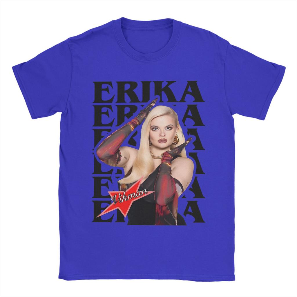 Erika Vikman Ich Komme Eurovisions 2025 Finland Accessories Men Women T Shirts Pure Cotton Tee Graphic Printed  T-shirt Clothing