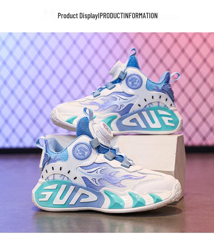 Kids' Mesh Sports Shoes 2025 - Breathable, Soft Sole, Spring & Summer Basketball Sneakers for Girls