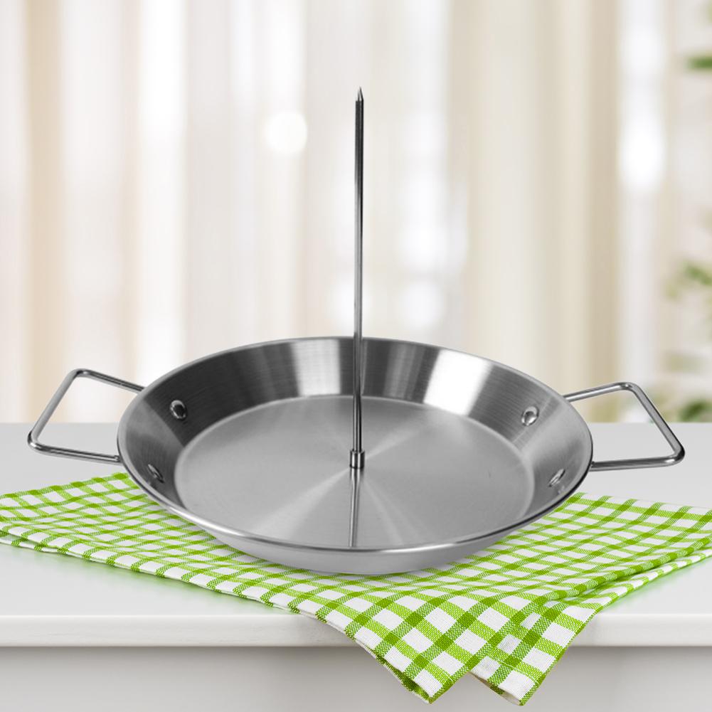 Stand Up Barbecue Skewers with Removable Spikes Stainless Steel Vertical Meat Skewer Grill for Oven Kebabs BBQ Dishes