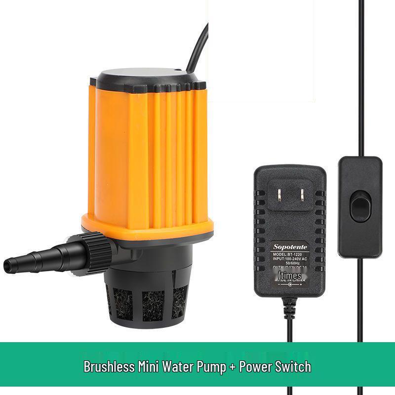 Mini Brushless 12V DC Diamond Core Drill, Slotting Machine, & Submersible Pump for Fish Tanks