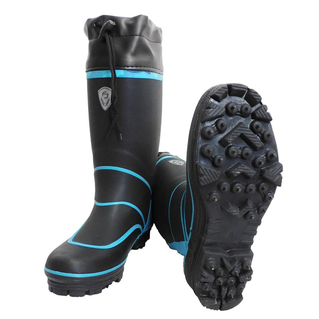 FINE JAPAN Stiefel mit Spikes Schwarz LL SP-1094