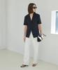OYY Breath Summer Button Jacket_Navy