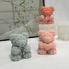 Soap Molds Candle Mould Silicone Crafts Moulds Bear Shaped Silicone Material Perfect DIY Baking Gift for Baking Lover