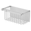 Bathroom Rack Magnet Drainer for Bathroom Wall Multifunctional Storage Storage Rack with Hooks Towel Rack Machine White