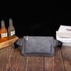 Men's Retro Leather Crossbody Waist Bag - Multifunctional Chest & Mobile Phone Bag