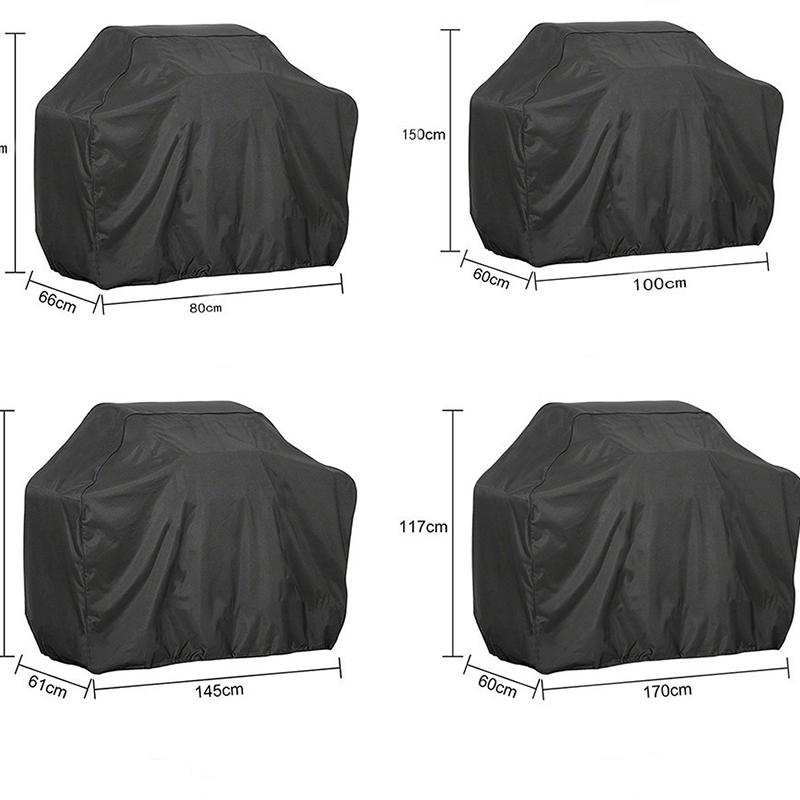 Multiple Size Grill Cover Waterproof Outdoor Barbecue Cover Anti Dust Rain  Barbecue Protection Cover BBQ Accessories SKFJ001