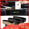 MEA4 Car Leather Seat Crevice Storage Box Gap Slit Filler Holder Organizer Stickers For C500 C200 C300 A B C E GLA CLA