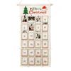 Christmas Picture Countdown Board Photo Advent Calendar With Christmas Clips Reusable Photo Display Collage Board With LED Light