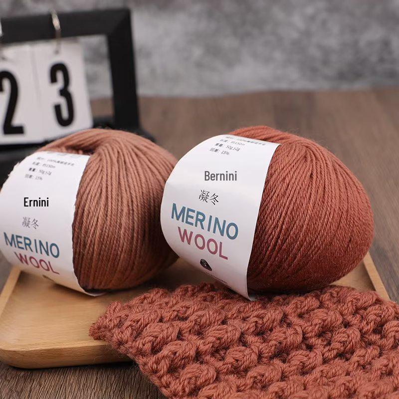 100% Merino Wool Medium Fine Yarn - Morandi Color System 212 for Hand Knitting Sweaters, Scarves, and Jackets