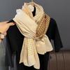 New Women Cotton Scarf Winter Warm Neck Shawls and Wraps Blanket Scarfs Hijabs Headband Pashmina Female Store Foulard