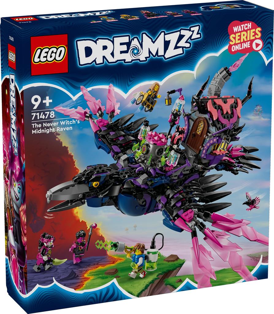 LEGO Dreams Never Midnight Raven Toy Toy Present Birthday Block Christmas Boys Girls Children 9 Years Old 10 Years Old 11 Years Old Elementary School