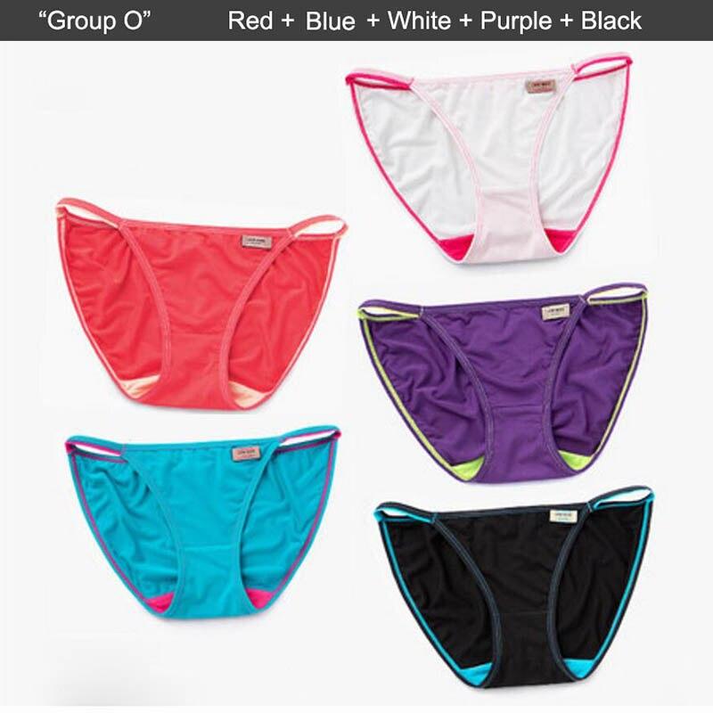 Sexy Damen-Unterwäsche, Höschen, Modal-Slips für Damen, einfarbig, niedriger Bund, G-String, nahtlos, Dessous, Damen-Mädchen-Tanga, 5 Stück