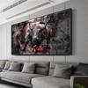 100 Yuan Ölgemälde, Kuhgeld, inspirierendes Poster, Straßenwand, modernes Zuhause, Wohnzimmerdekoration, Kunstbild