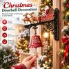 Power-Free Santa Claus Wall Bell Reindeer 3D Wall-mounted Bell Christmas Door Bell  Entryway Decor